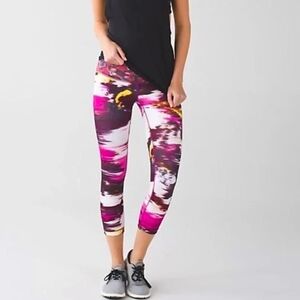 lululemon athletica Black Workout Top with Size Dot 4